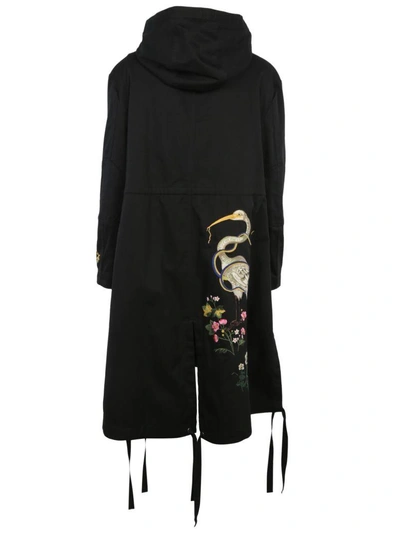 Shop Red Valentino Embroidered Jacket In Black
