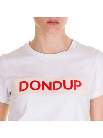 Shop Dondup T-shirt In White