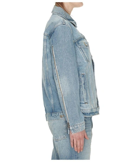 Shop Frame Woven Denim Jacket In Newbridge