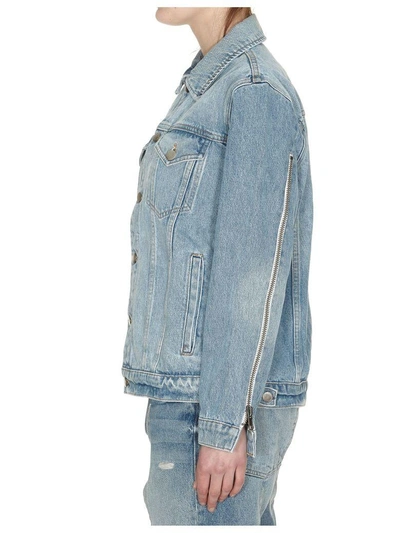 Shop Frame Woven Denim Jacket In Newbridge