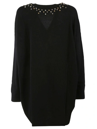 Shop Givenchy Embellished Sweater In Black