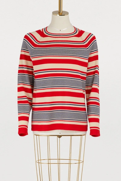 Shop Apc Mont Blanc Sweater In Rouge