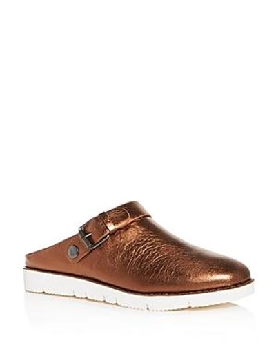 Shop Gentle Souls By Kenneth Cole Women's Esther Leather Mules In Bronze