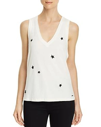 Shop N Philanthropy Lola Star Embroidered Tank In Cloud
