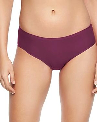 Shop Chantelle Soft Stretch One-size Hipster In Plum