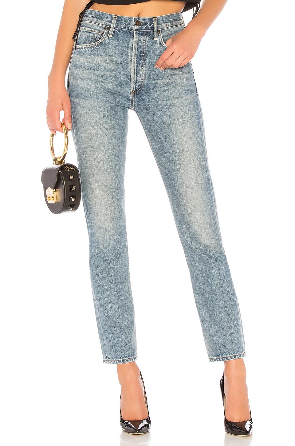 citizens of humanity charlotte high rise straight jeans wynwood