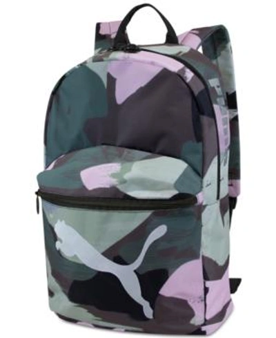 Shop Puma Essential Backpack In Camo