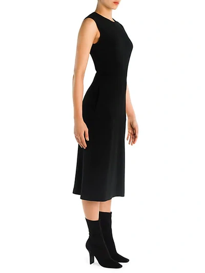 Shop Stella Mccartney Sleeveless Knit Dress In Black