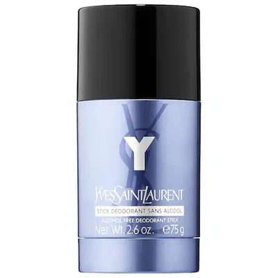 Shop Saint Laurent Y Deodorant Stick 2.6 oz/ 75 G Deo Stick In Blue