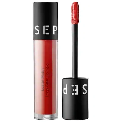 Shop Sephora Collection Luster Matte Long-wear Lip Color Ruby Luster 0.14 oz/ 4 G