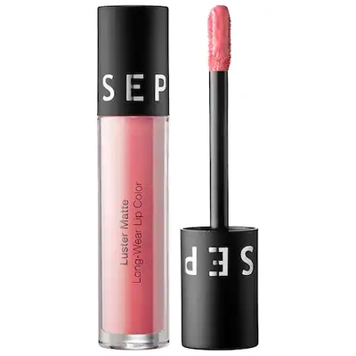 Shop Sephora Collection Luster Matte Long-wear Lip Color Nude Pink Luster 0.14 oz/ 4 G