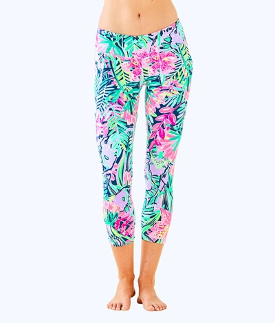 Shop Lilly Pulitzer Luxletic 21" Anika Weekender Cropped Legging In Multi Slathouse Soiree