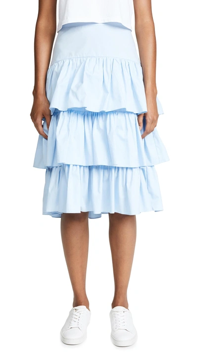 Shop Stylekeepers Holiday Skirt In Sky Blue
