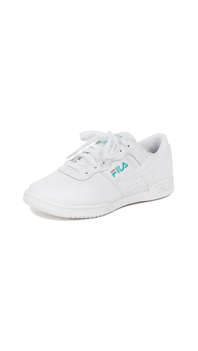 Shop Fila Original Fitness Sneakers In White