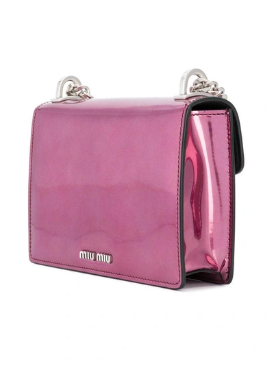 Shop Miu Miu Shoulder Bag - Pink