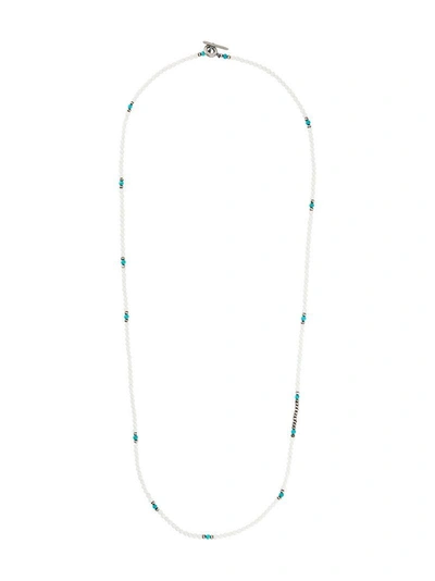 Shop M. Cohen Beaded Necklace - White