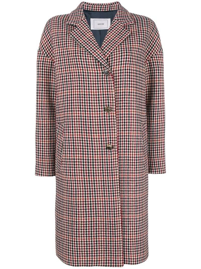 Shop Mauro Grifoni Single Breasted Coat - Red