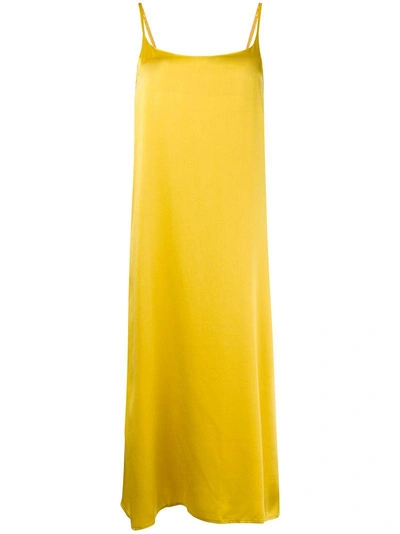 ASCENO SLIP DRESS - 黄色