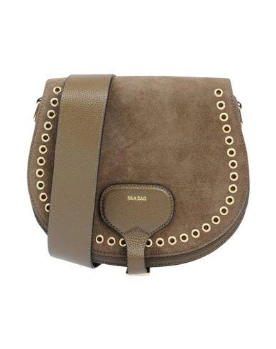 Shop Mia Bag Shoulder Bag In Military Green