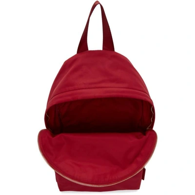 Shop Anya Hindmarch Red Nylon Eyes Backpack In 003 Red