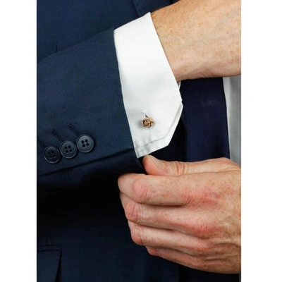 Lee Renee Rose Cufflinks Gold