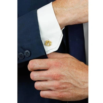 Lee Renee Rose Halo Cufflinks Silver