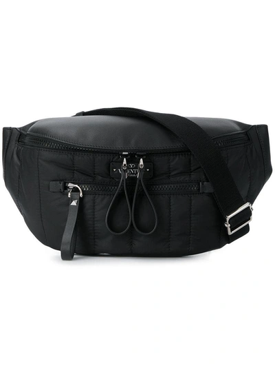 Shop Valentino Garavani Quilted Rockstud Belt Bag - Black