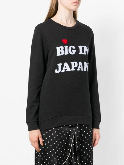 Shop Zoe Karssen Big In Japan Sweatshirt - Black