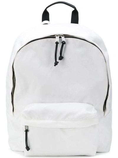 Shop Maison Margiela Oversized Backpack In White