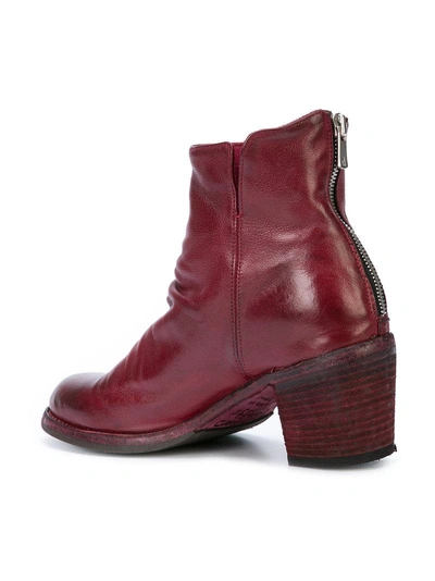 Shop Officine Creative Agnes Ankle Boots - Red