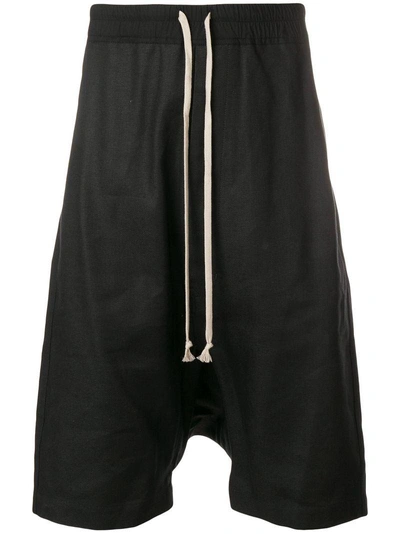 Shop Rick Owens Pod Shorts - Black