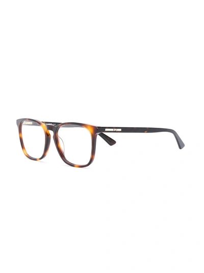 Shop Mcq By Alexander Mcqueen Square Frame Glasses