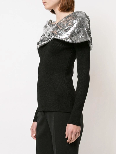 Shop Monse Knitted Top - Metallic