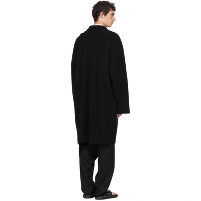 Shop Sulvam Black Hitoe Coat