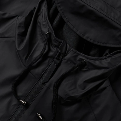 Shop Rains Parka Coat In Black