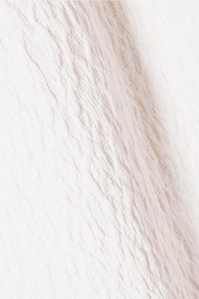 Shop Roland Mouret Arreton Cloqué Pencil Skirt In White