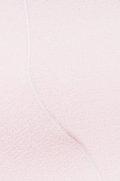 Shop Roland Mouret Dandridge Wool-crepe Dress In Baby Pink