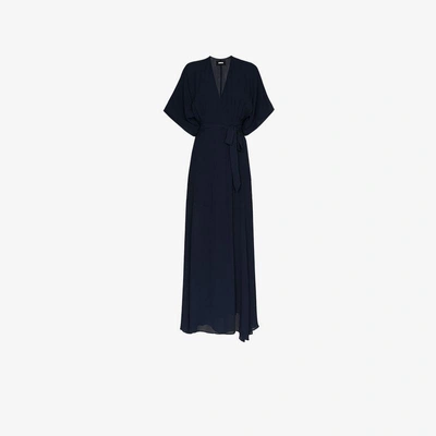 Shop Reformation Winslow Maxi Dress In Blue