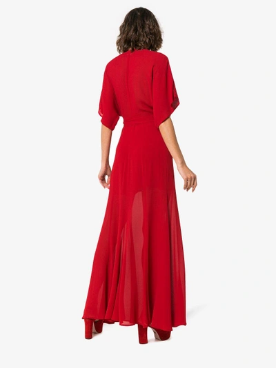 Shop Reformation Winslow Maxi Dress In Red