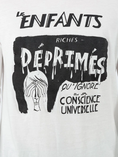 Shop Enfants Riches Deprimes Conscience Universelle Long Sleeves Tee Shirt