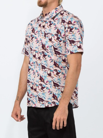 Shop Thorsun Toucan Print Short Sleeve Shirt