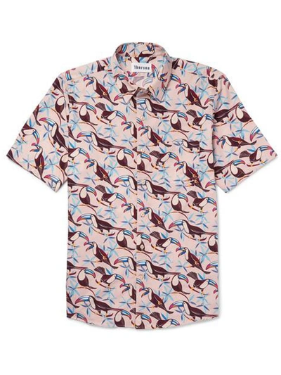 Shop Thorsun Toucan Print Short Sleeve Shirt