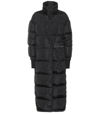 Shop Prada Down Coat In Black