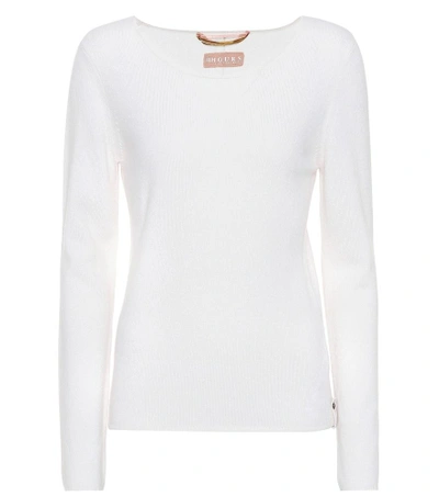 Shop 81 Hours Carnabi Cashmere Sweater In White