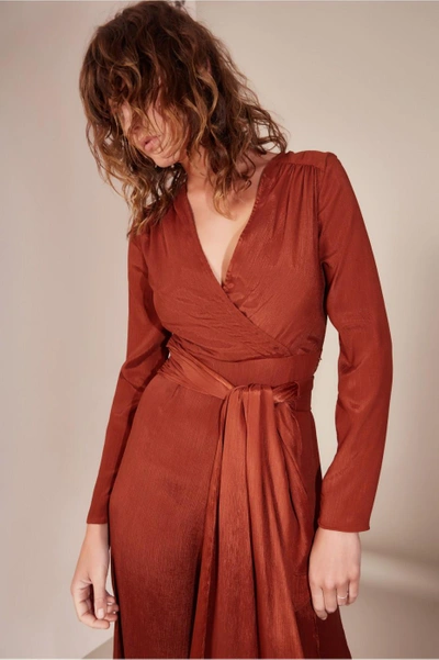 Shop C/meo Collective Eminence Jumpsuit In Copper