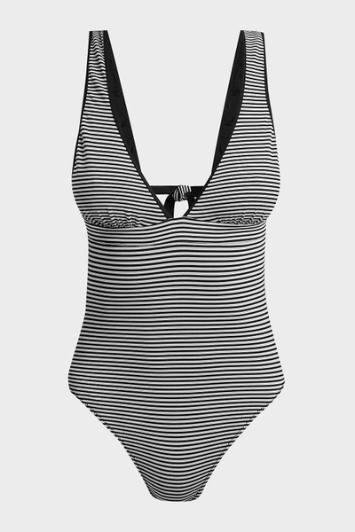 Shop Marysia Nassau Swimsuit In Black And White
