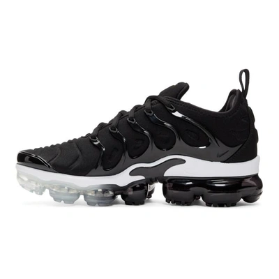 Shop Nike Black And White Air Vapormax Plus Sneakers In 010 Blk/ant