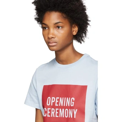 Shop Opening Ceremony Blue Box Logo T-shirt