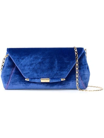 Shop Tyler Ellis Aimee Small Clutch In Blue