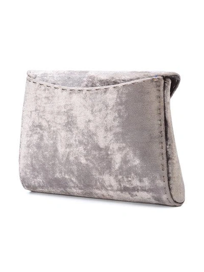 Shop Tyler Ellis Lee Pouchet Small Clutch In Taupe Crushed Velvet